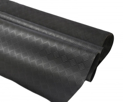 廠家直銷防滑五杠橡膠墊五杠紋耐磨防水工業用地墊