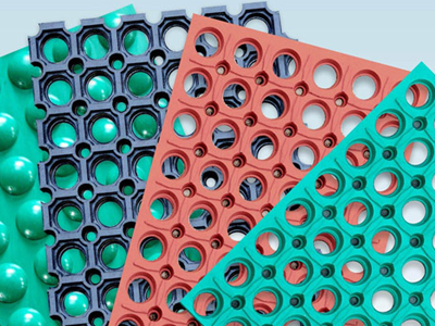 帶孔防滑橡膠板