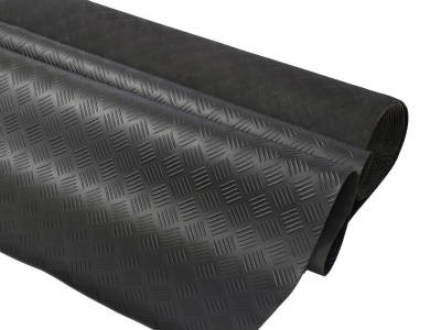 廠家直銷防滑五杠橡膠墊五杠紋耐磨防水工業用地墊